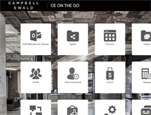Tablet Screenshot of go.campbell-ewald.com